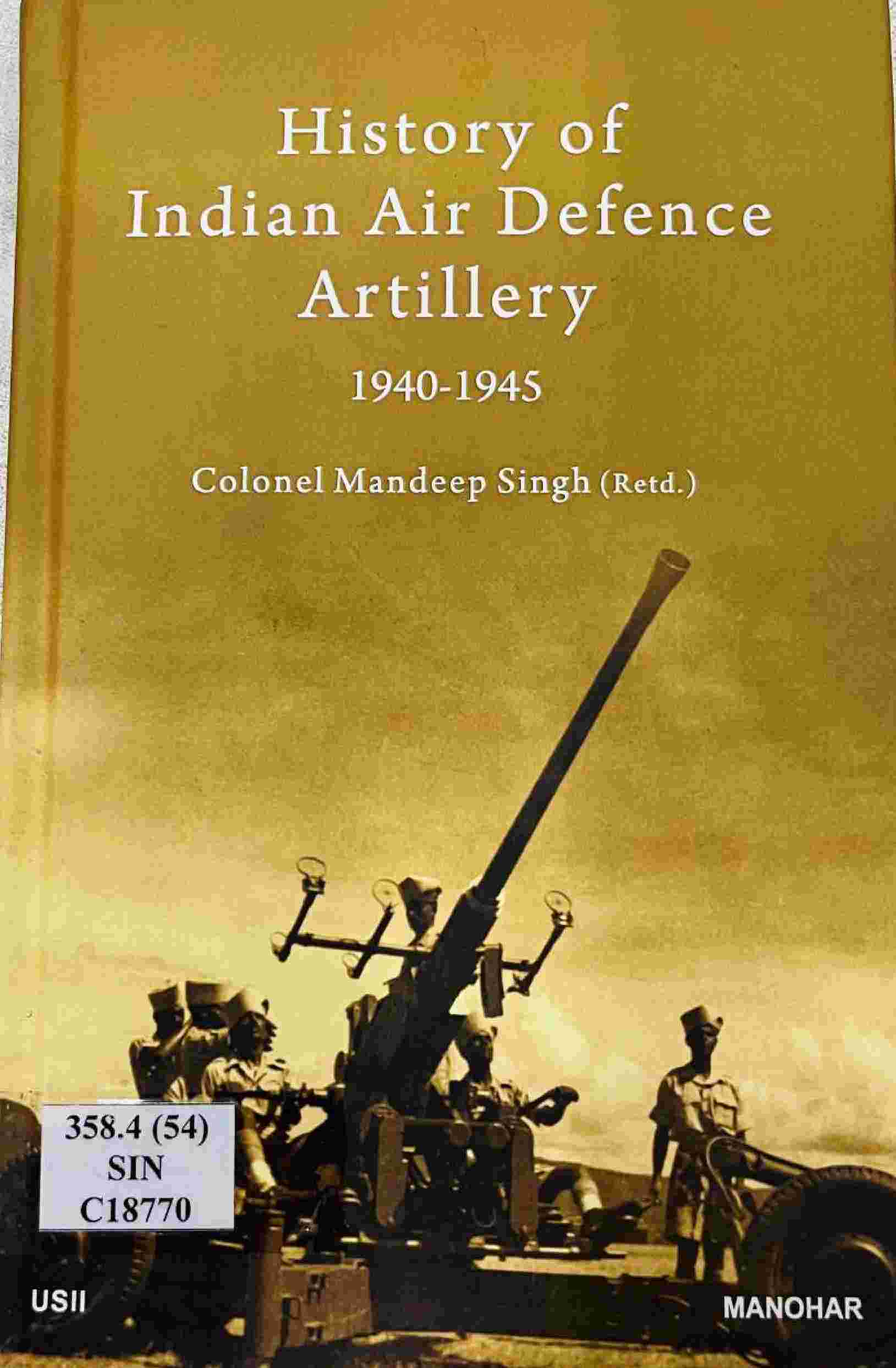 History of Indian Air Defence 