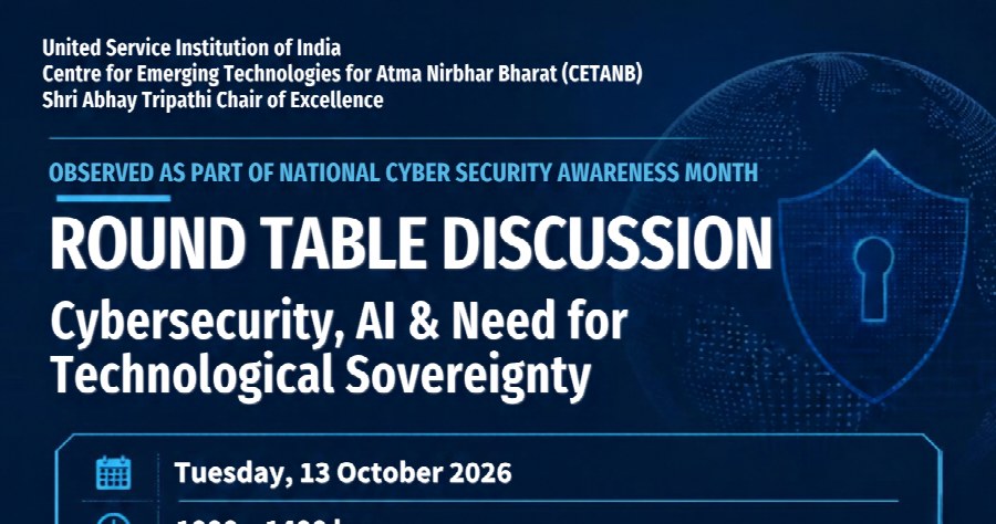 Round Table Discussion: Cybersecurity, AI & Need for Technological Sovereignty