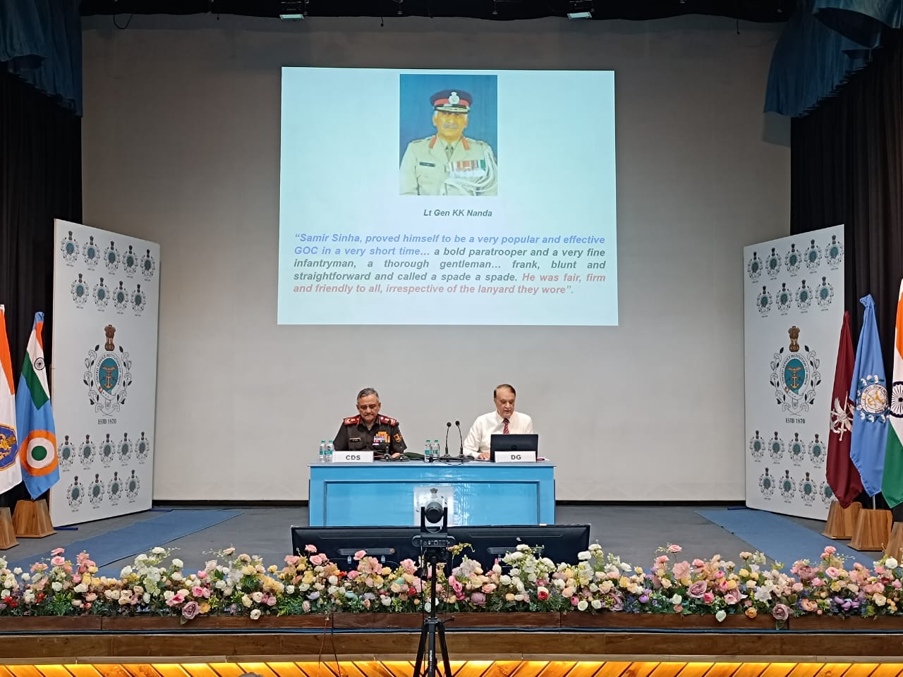 The 21st Major General Samir Sinha Memorial Lecture 