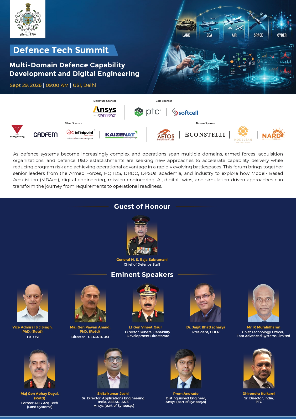 Multi-Domain Defence Capability Development and Digital Engineering — image 1