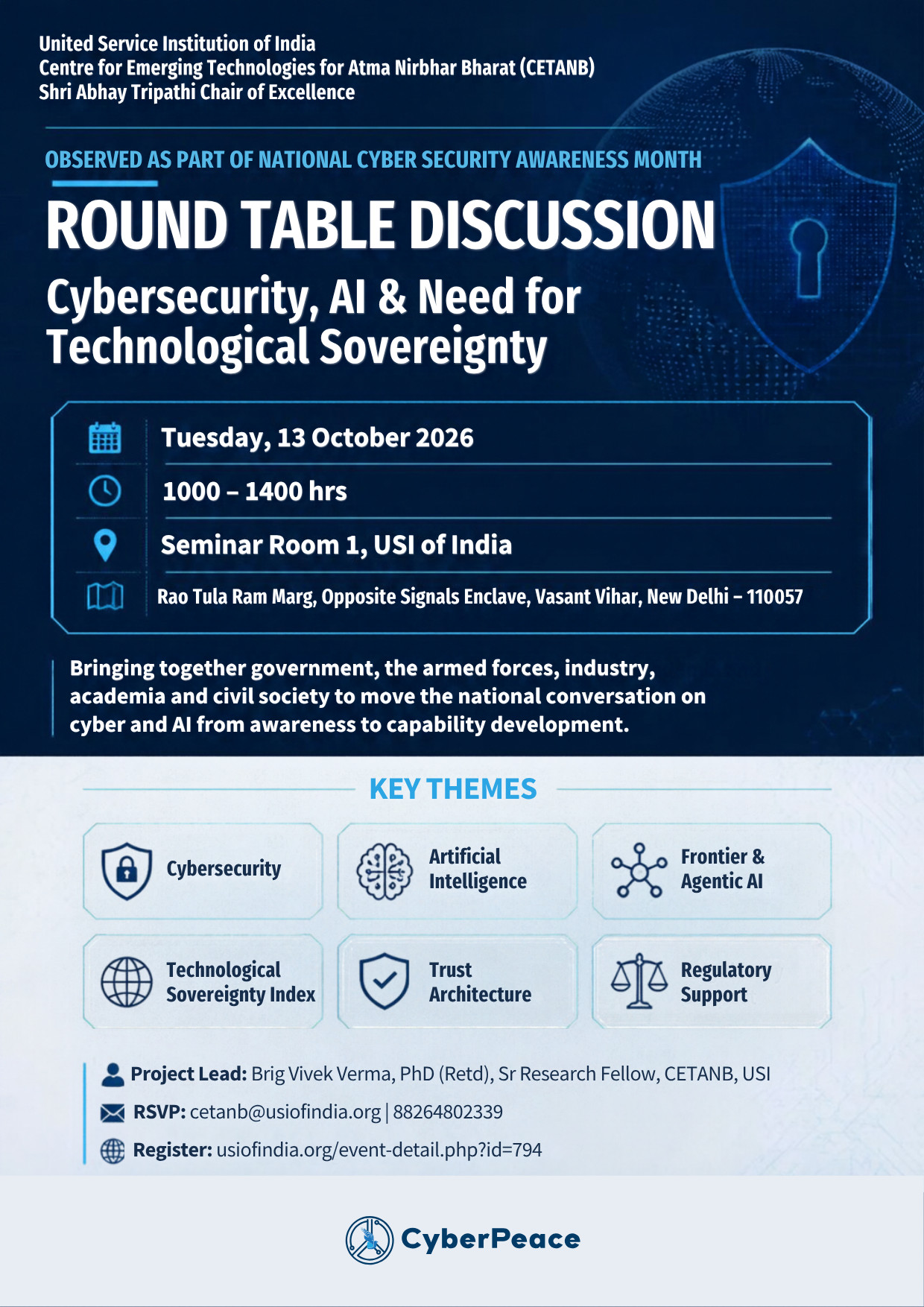 Round Table Discussion: Cybersecurity, AI & Need for Technological Sovereignty — image 1