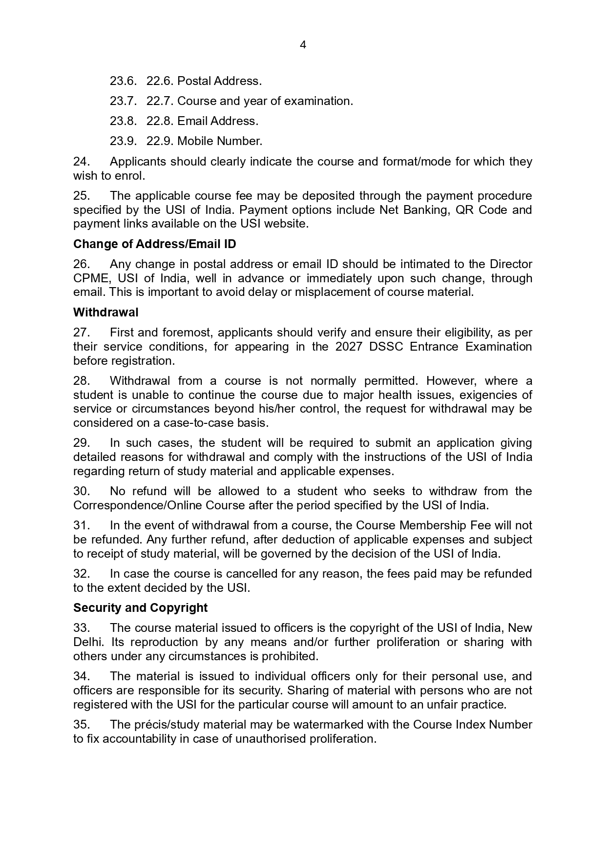General Instructions (Navy) - 2027 - Page 4