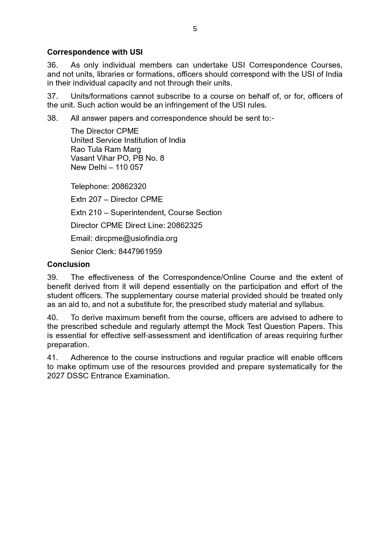 General Instructions (Navy) - 2027 - Page 5