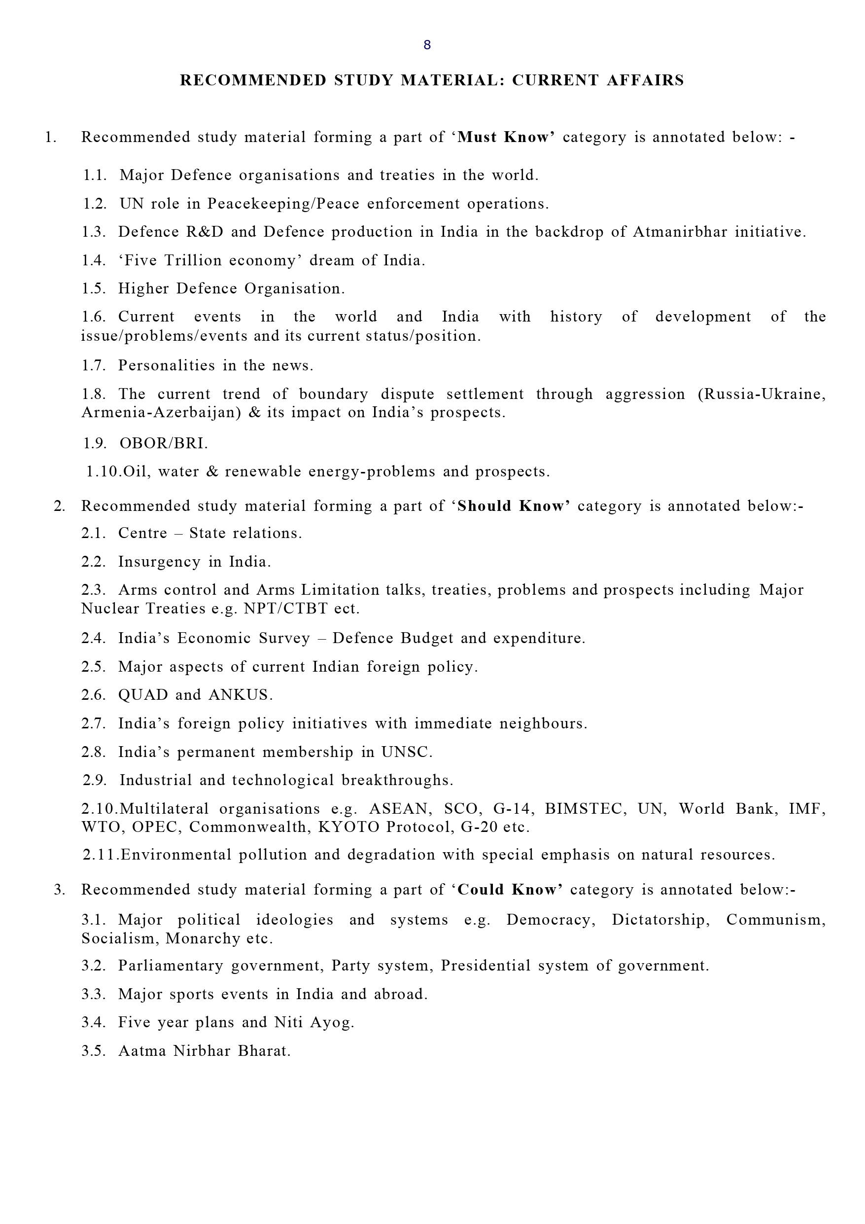 General Instructions (IAF) - 2027 - Page 8